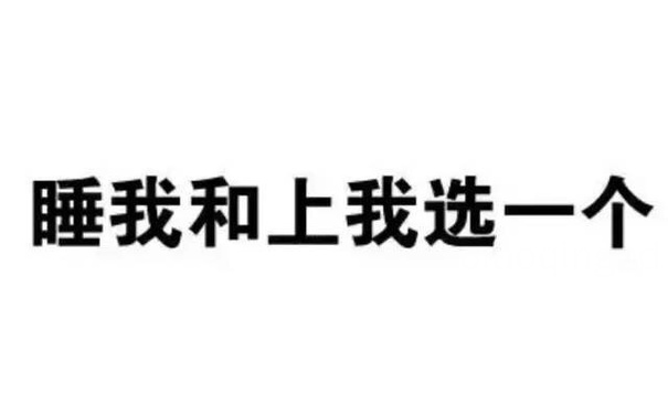 睡我和上我选一个