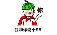 我和你说个SB