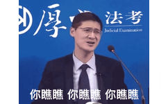 罗翔老师演讲动图，你瞧瞧，你瞧瞧，多大点事呀，罗翔摊开双手说多大点事gif动图表情