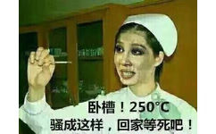 卧槽!250°C骚成这样,回家等死吧!