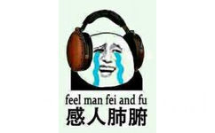 感人肺腑 feel man fei and fu