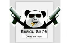 谁敢动我，我崩了他 Come on man