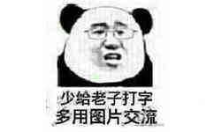 少给老子打字，多用图片交流