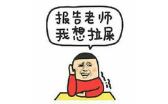 报告老师，我想拉屎