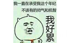 我一直在承受我这个年纪不该有的帅气和机智，我好累