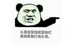 头哥就是他打我快帮我打他头哥