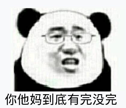 你他妈到底有完没完