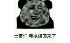 土豪们，我挖煤回来 了