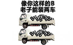 像你这样的B，老子能装两车