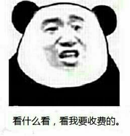 看什么看，看我要收费的。