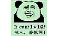 做人，要低调！（i can 1v 10）