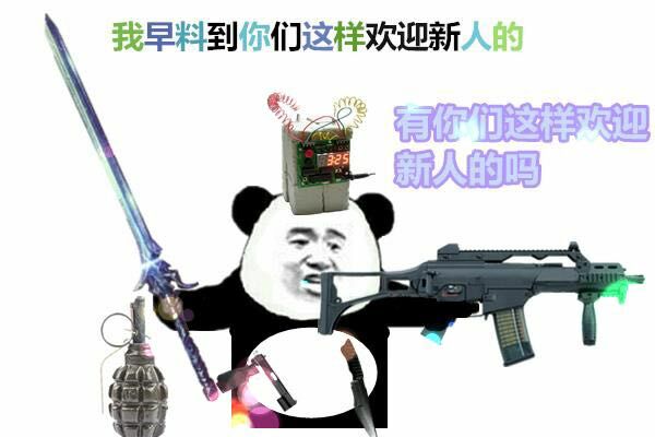 我早料到你们这样欢迎新人的，有你们这样欢迎新人的吗？