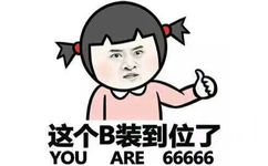 这个B装的到位了（you are 66666）