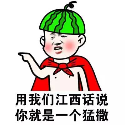 用我们江西话说你就是一个猛撒（方言系列）