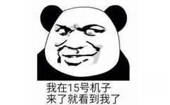 我在15号机子来了就看到我了