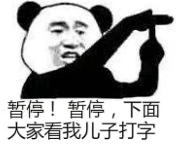 暂停！暂停，下面大家看我儿子打字