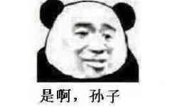 是啊，孙子！