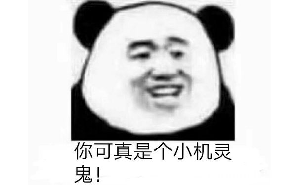 你可真是个小机灵鬼