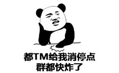 都TM给我消停点，群都快炸了