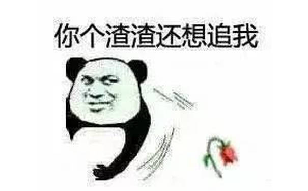 你个渣渣还想追我