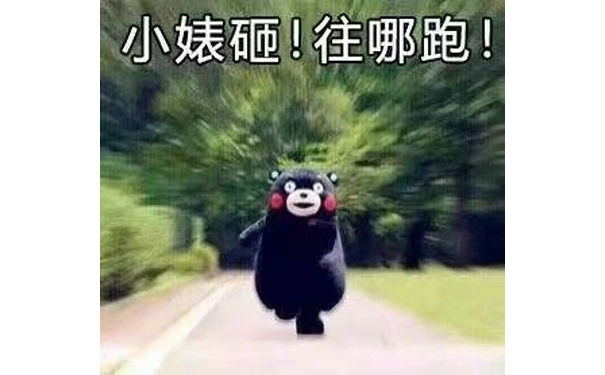 小婊砸！往哪跑！