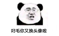 叼毛你又换头像啦