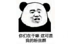 你们在干嘛，这可是我的粉丝群