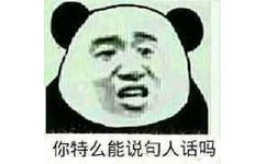 你特么能说句人话吗