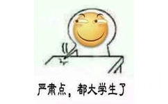 严肃点，都大学生了