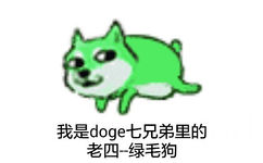 我是doge七兄弟里的老四…绿毛狗