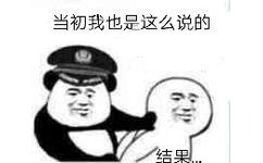 当初我也是这么说的，结果就把我抓了