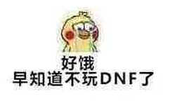 好饿，早知道不玩DNF了