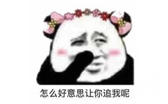 怎么好意思让你追我呢