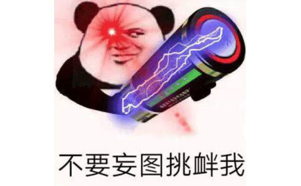 不要妄图挑衅我