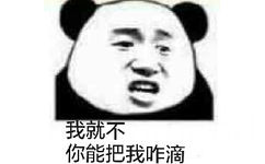 我就不你能把我咋滴