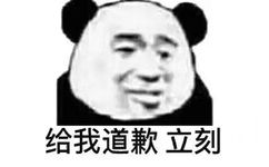 给我道歉立刻