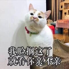 我脸搁这了，就看你亲不亲