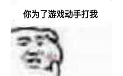 你为了游戏动手打我