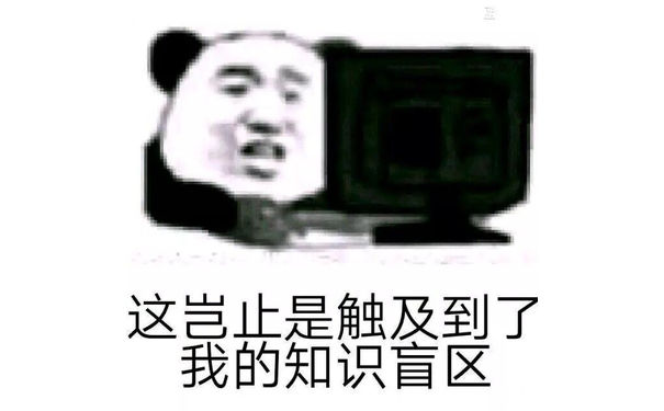 这岂止是触及到了我的知识盲区