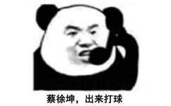 蔡徐坤，出来打球