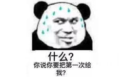 什么？你说你要把第一次给我