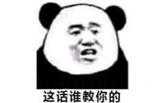 这话谁教你的