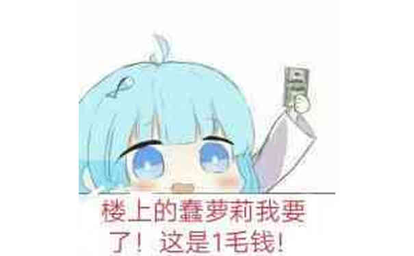 楼上的蠢萝莉我要了！这是1毛钱！