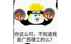 你这么叼，不知道我是广西理工的么？