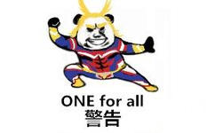 警告（ONE FOR ALL）