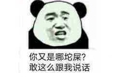 你又是哪坨屎？敢这么跟我说话