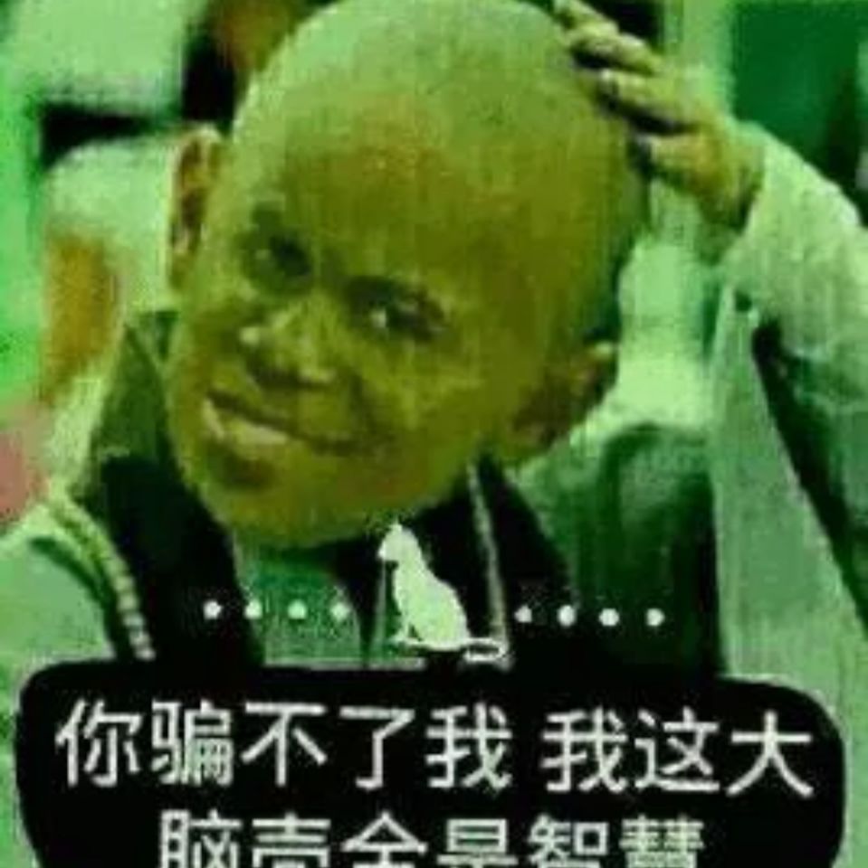 你骗不了我，我这大脑全是智慧