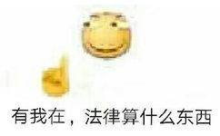 有我在，法律算什么东西