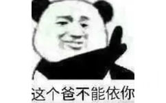 这个爸不能依你