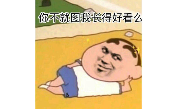 你不就图我长得好看么